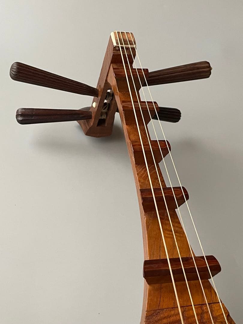 筑前琵琶　架台・撥付