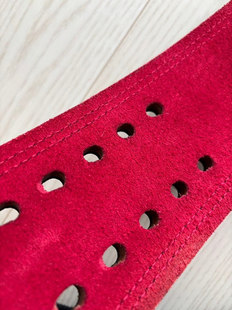 【kun】【使用頻度少】【Sサイズ】SBD パワーベルト ブラック/レッド