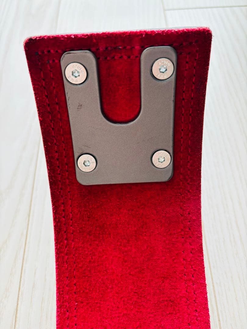 【kun】【使用頻度少】【Sサイズ】SBD パワーベルト ブラック/レッド