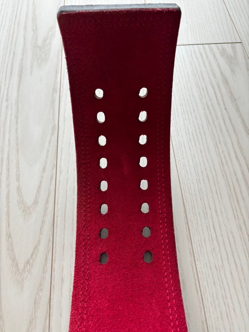 【kun】【使用頻度少】【Sサイズ】SBD パワーベルト ブラック/レッド