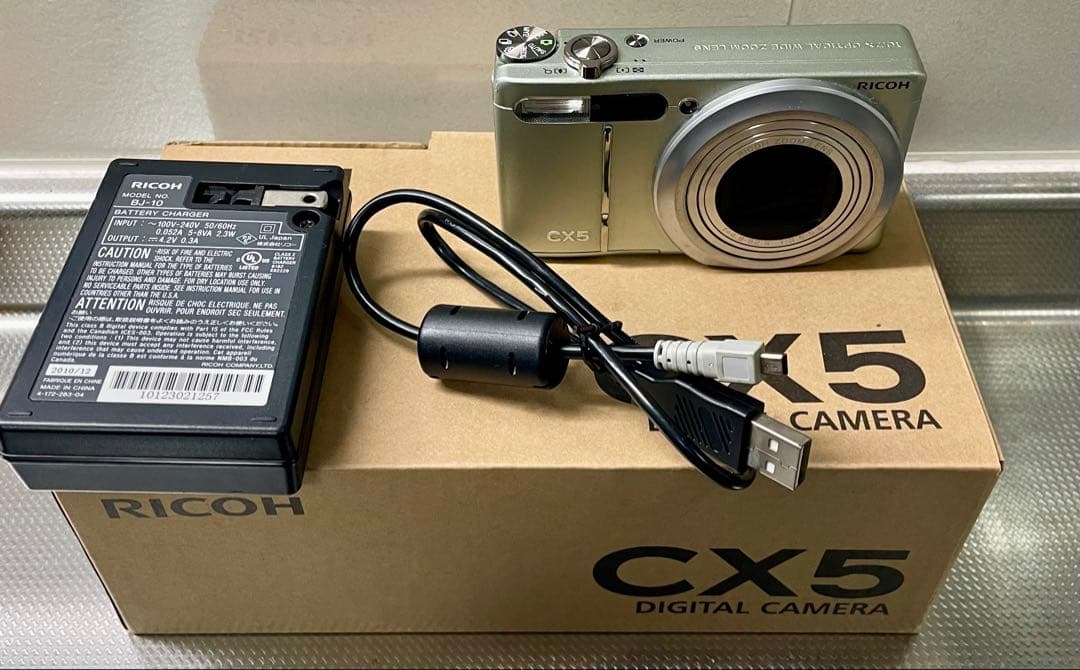 RICOH CX5 コンパクトデジタルカメラ　動作品