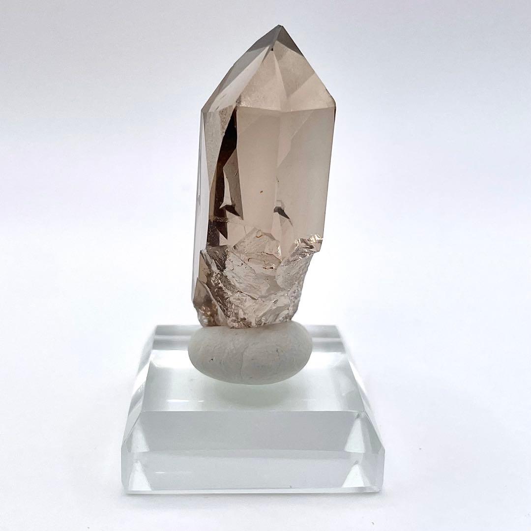 スイスTiefen Glacier アルパインスモーキークォーツ 鉱物標本