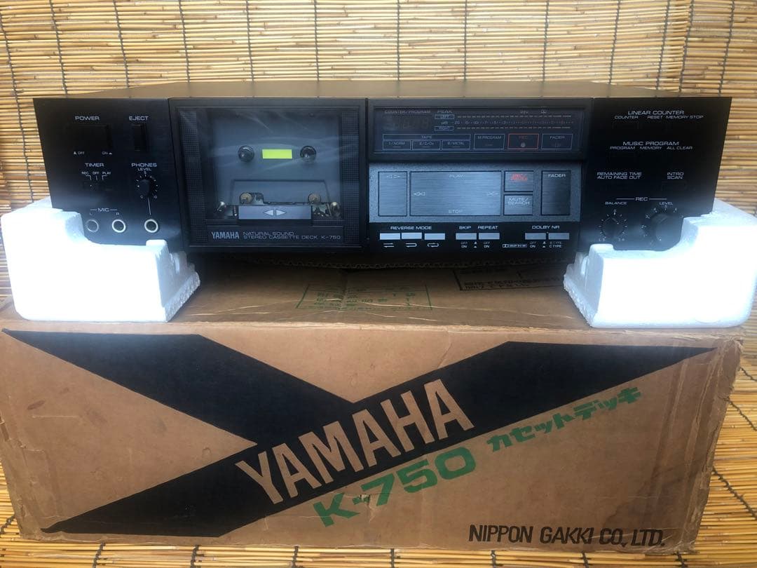 完動作品 美品 YAMAHA カセットデッキ K-750