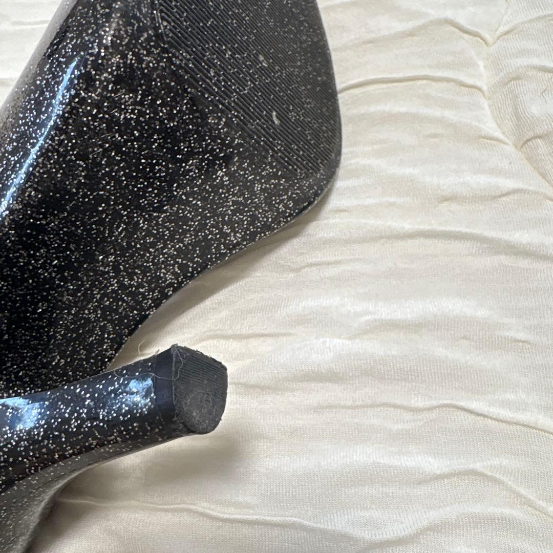 Vivienne Westwood Melissa サンダル ブラックグリッター