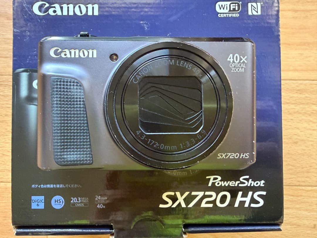 キャノン Canon PowerShot SX720 HS ブラック 稼働品