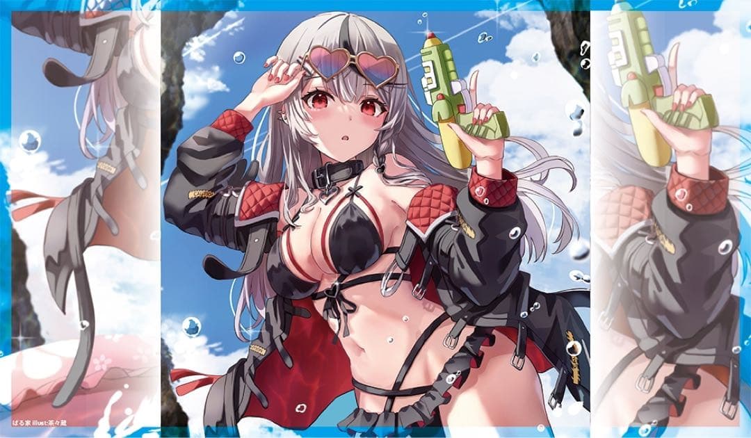 ホロライブ　沙花叉クロヱ　クロエ　スリーブ&プレイマット　セット