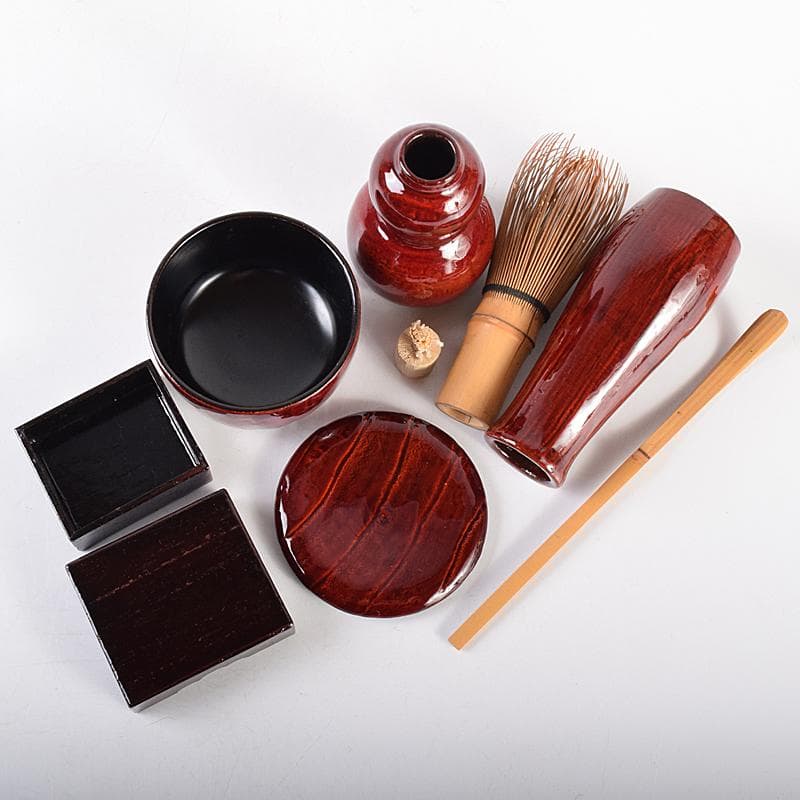 華山作　御所籠　皆具共　茶碗　棗など　十三点一式　仕覆付　共箱　F　R7699B