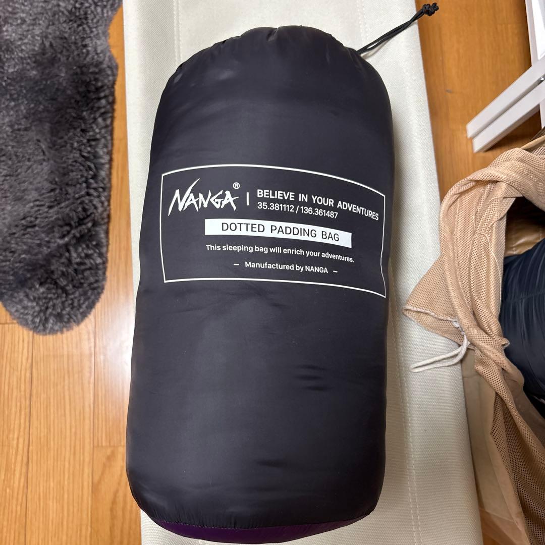 NANGA Dotted Padding Bag パープル