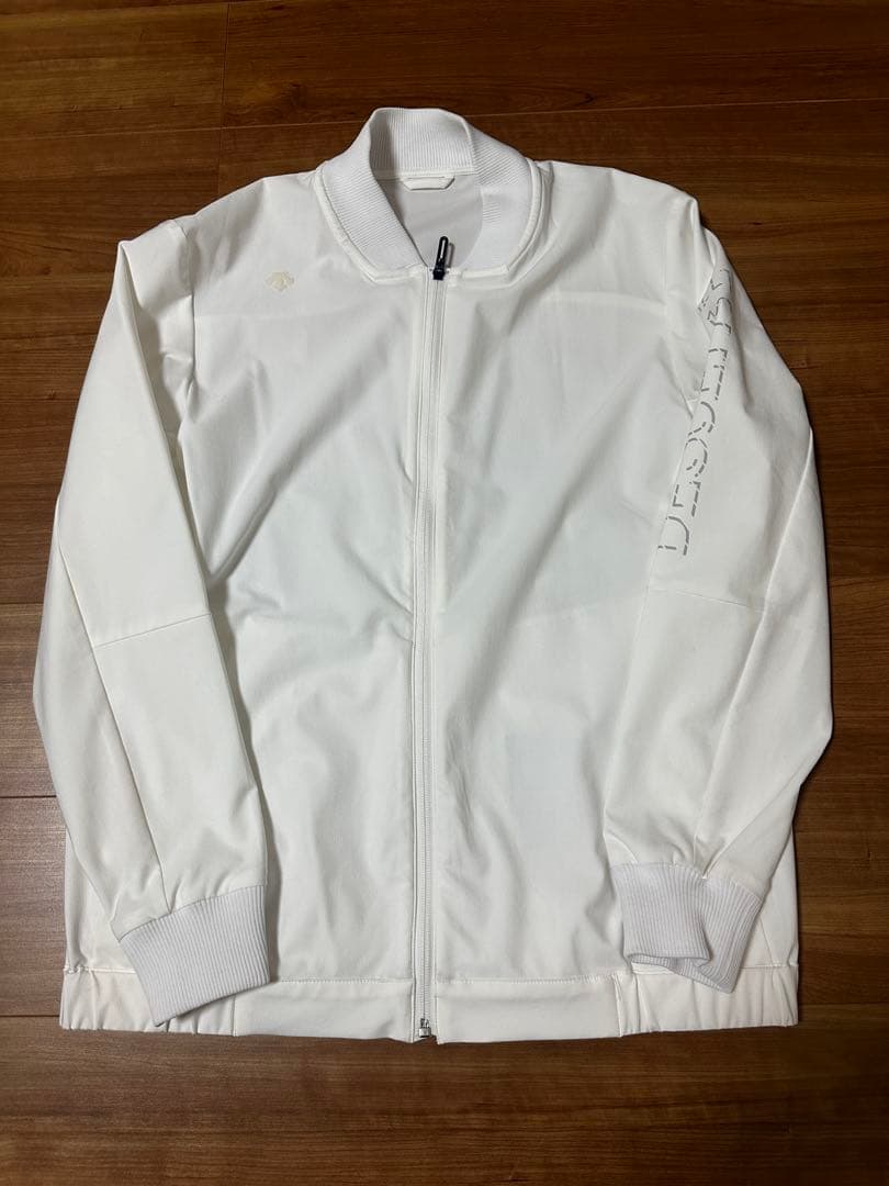 DESCENTE GOLF ホワイト 春秋ジャケットL