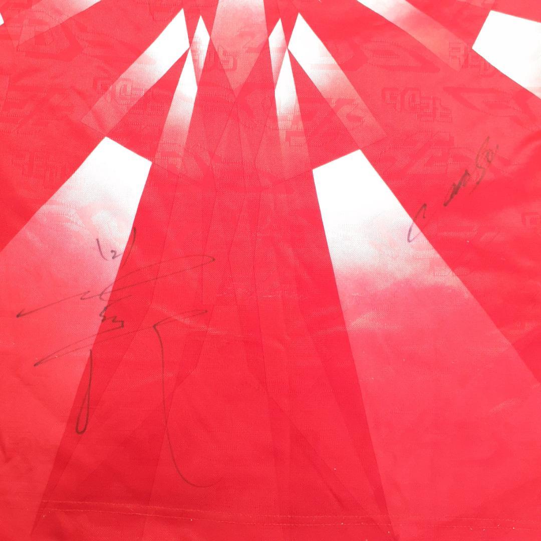 希少サイン入り◎浦和レッズ ミズノ 応援用ユニフォーム 95～96シーズン 赤