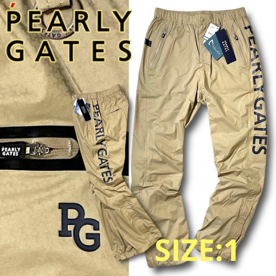 1 パーリーゲイツ AQUAX 撥水 防水 ビッグロゴ レインパンツ 040