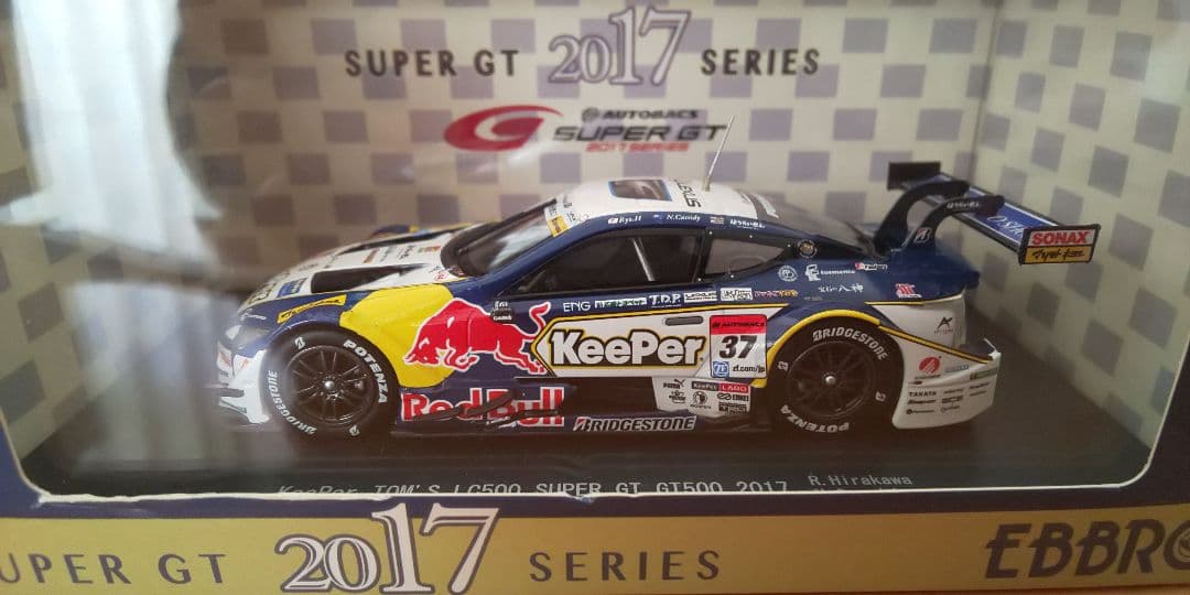 ミニカー 1/43 EBBRO KeePer TOM'S LC500 2017