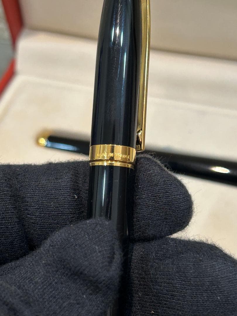 S.T.Dupont エステーデュポン 14K 万年筆 ボールペン セット 美品