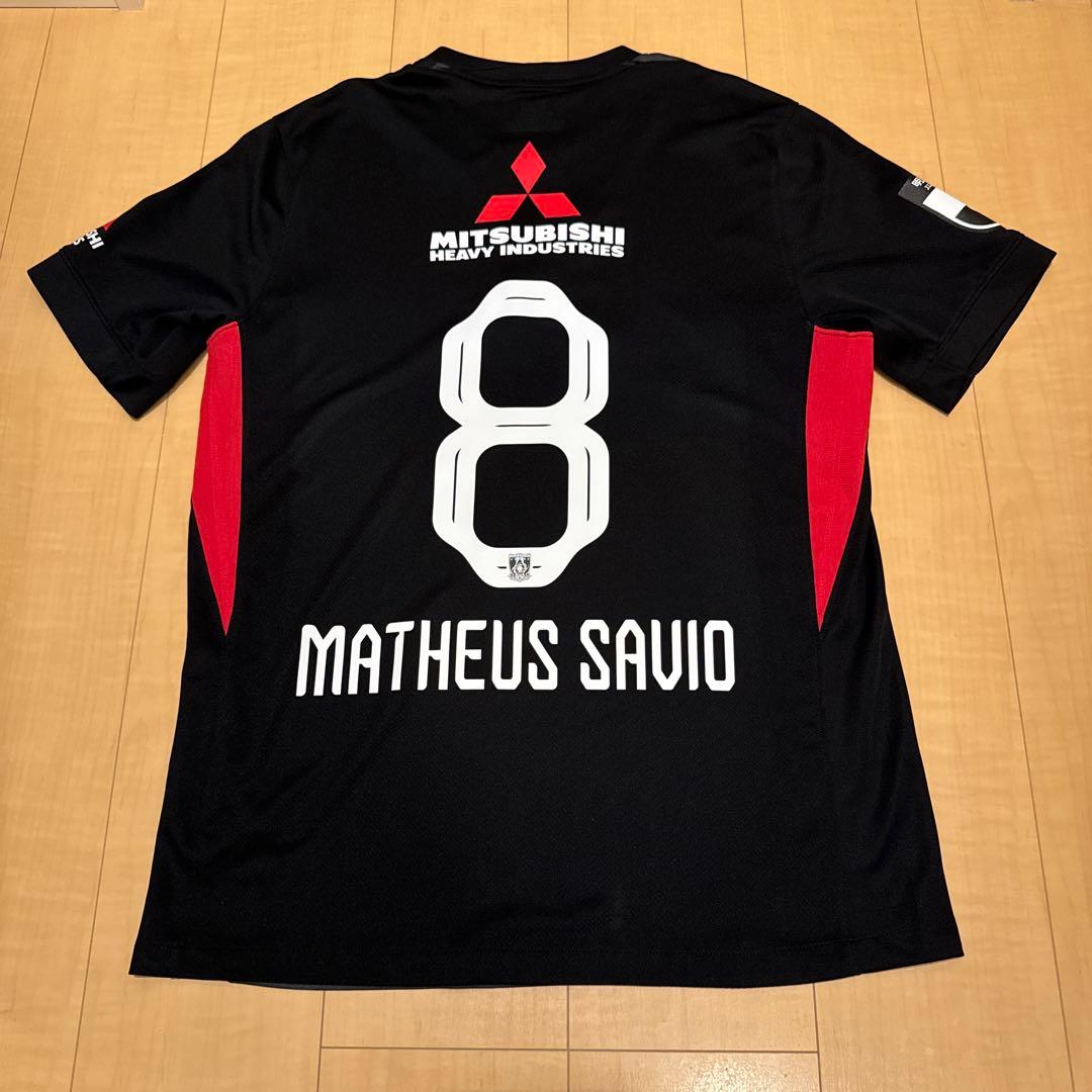 美品 浦和レッズ 2025 3rdレプリカ ユニフォーム マテウス•サヴィオ L