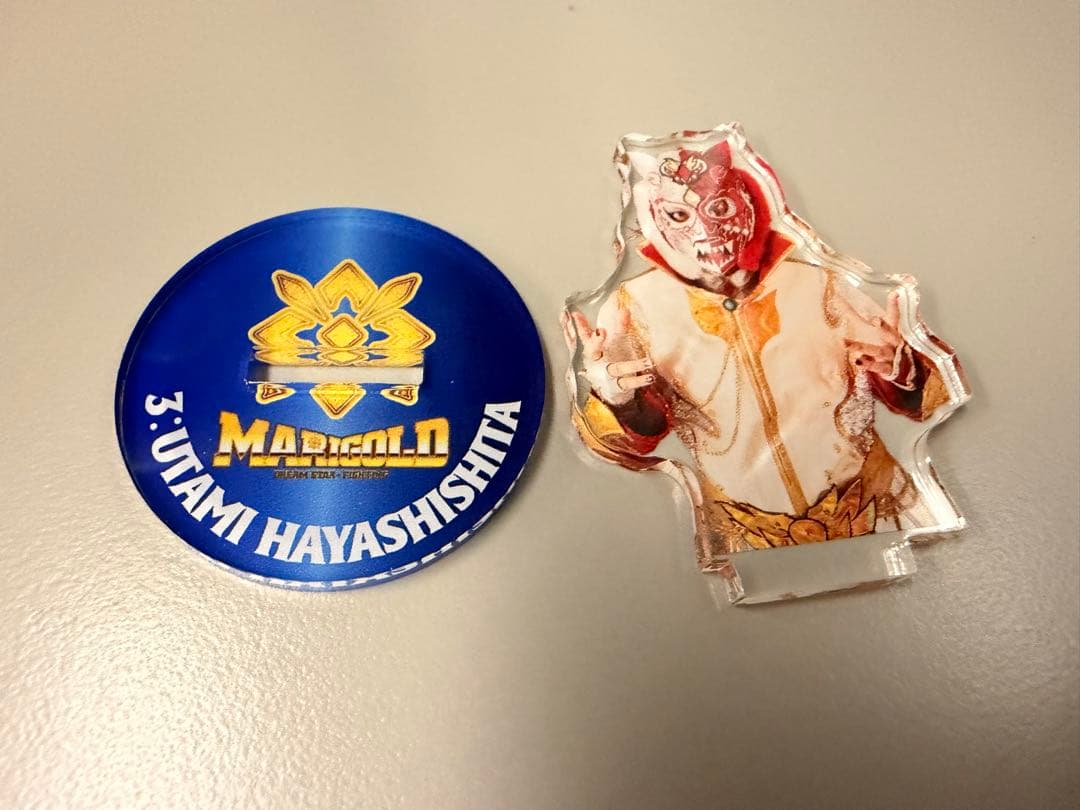 女子プロレス　マリーゴールド　ランダムアクスタ4弾　林下詩美　アリルスタンド　赤