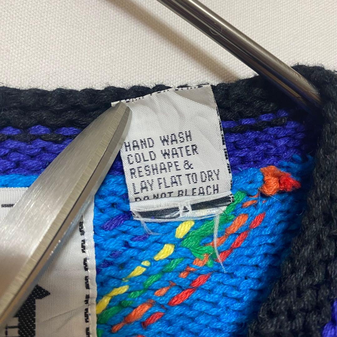 Storybook Knits アニマル 動物 ニットガーディガン 古着 レトロ