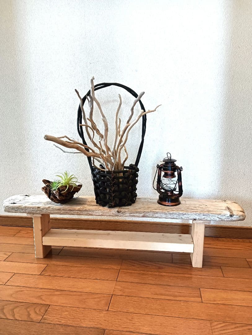 流木534 　流木のディスプレイ用サイドテーブル　多肉植物　　陶芸作品　観葉植物
