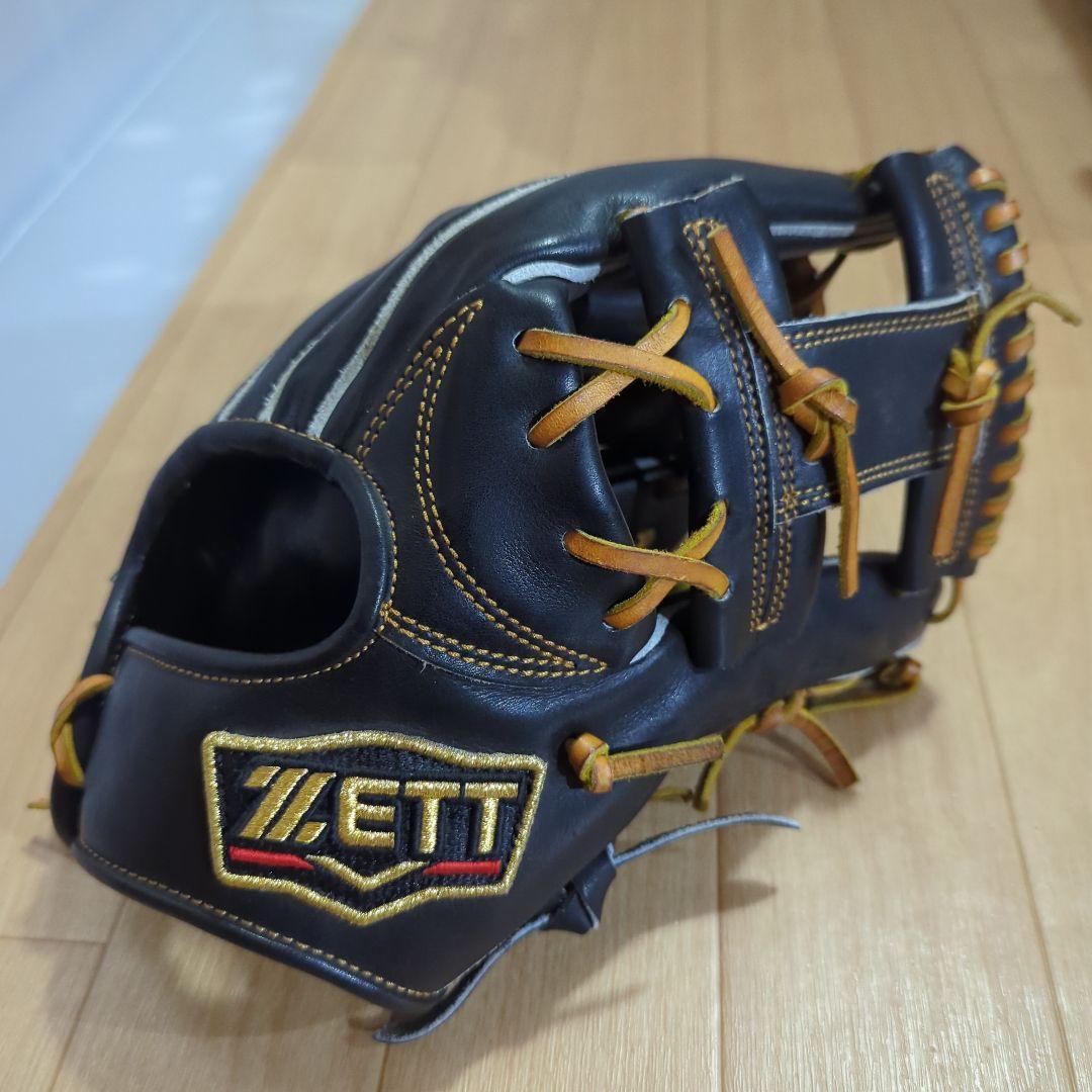 [ 硬式グローブ内野手用] ZETT（黒）