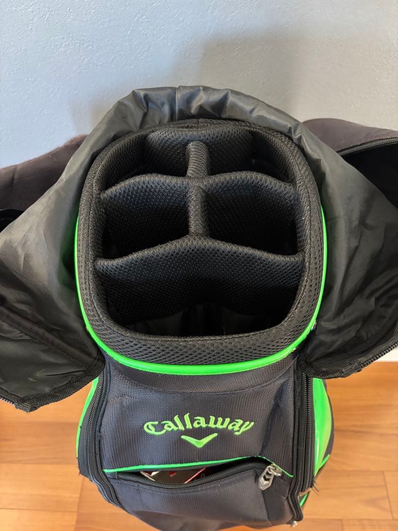 Callaway キャディバッグ 黒/緑