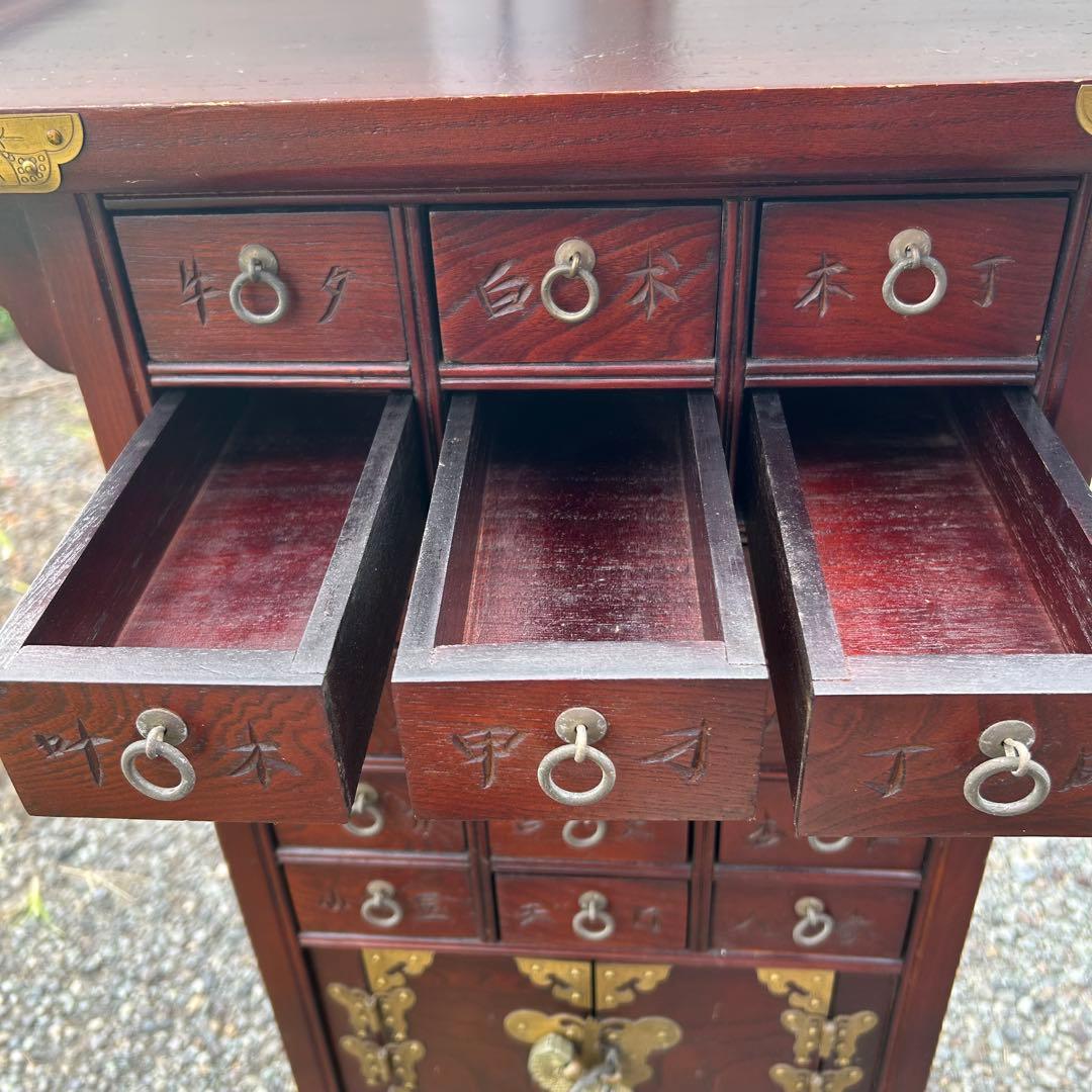 東洋家具 韓国 19引き出し　薬箪笥　アポセカリーチェスト　木製