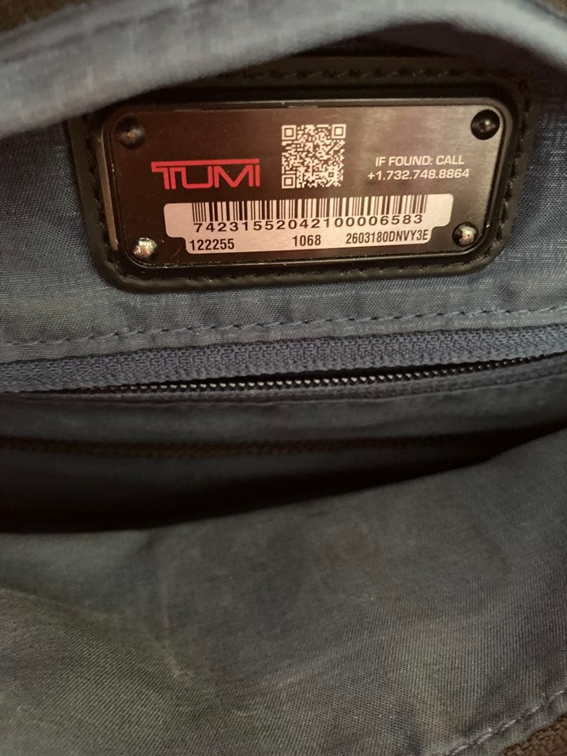 TUMI ビジネスバッグ　3way 2603180DNVY3E 限定カラー紺