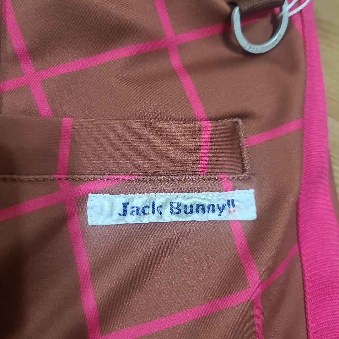 ジャックバニー Jack Bunny イージーパンツ チェック柄 ピンク 茶