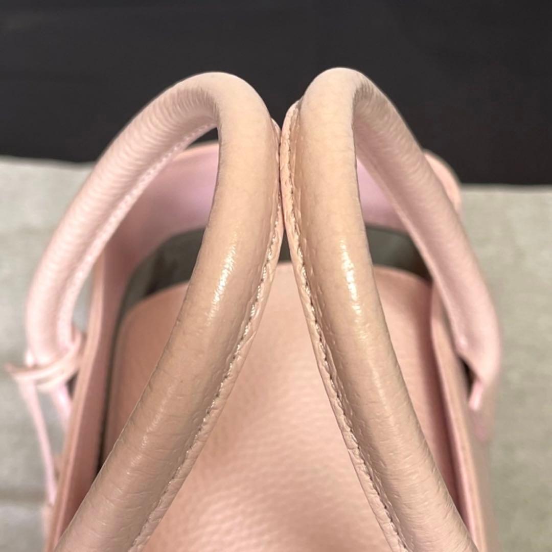 専用品A.D.M.J ザ・ビー ベビーピンク 2WAY ミニ ハンドバッグ