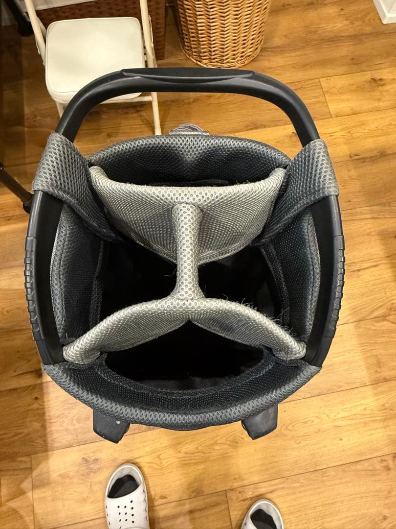 BEAMS GOLF キャディバッグ グレー