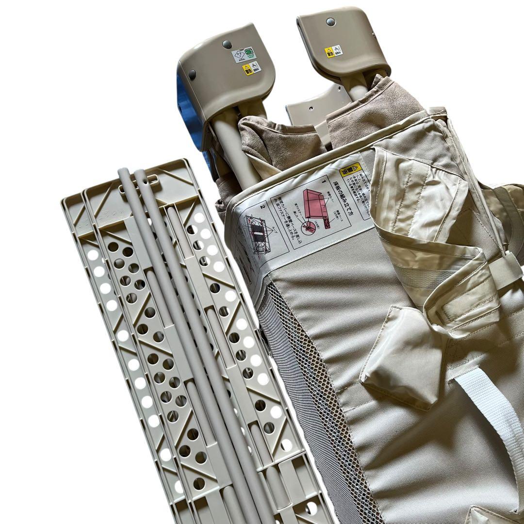 【美品】アップリカ ココネルエアープラス シュークリームGR ベビーベッド