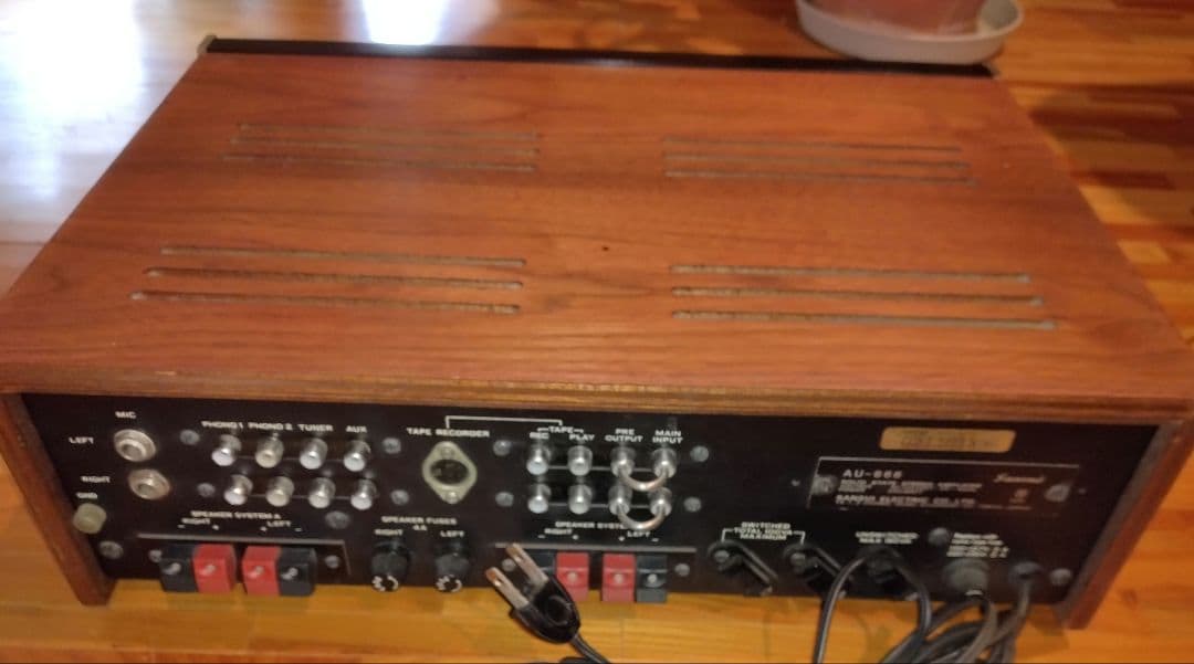 LDH様限定サンスイプリメインアンプAU666中古整備完動品