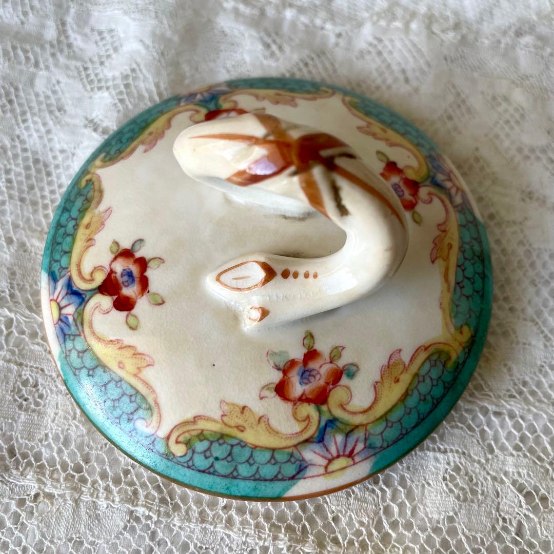 サルグミンヌミントン　シュクリエ　シュガーポット　フランスアンティーク