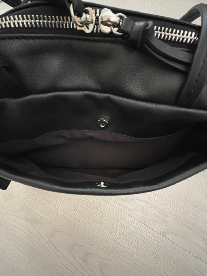 【美品】オリジナルレザー2WAYボストンバッグ ブラック