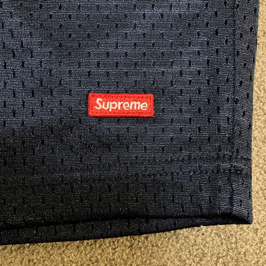 Supreme ネイビー ハーフパンツ