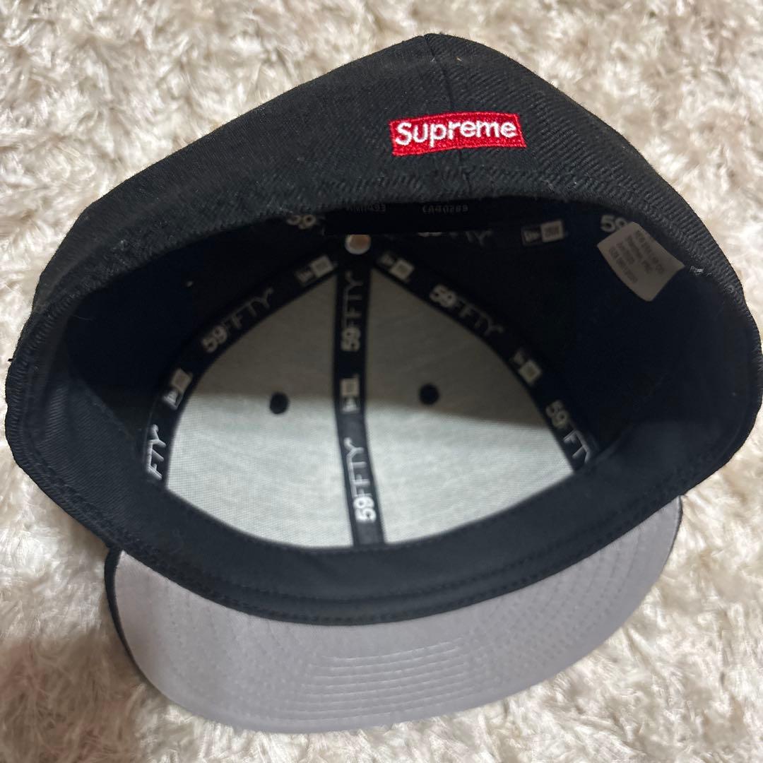 Supreme ブラック キャップ 7 5/8