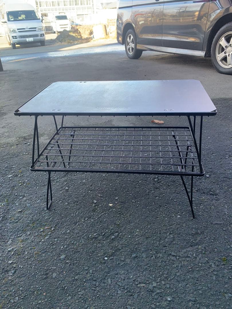 ユニフレーム　フィールドラック2枚　ステンレス天板１枚セット