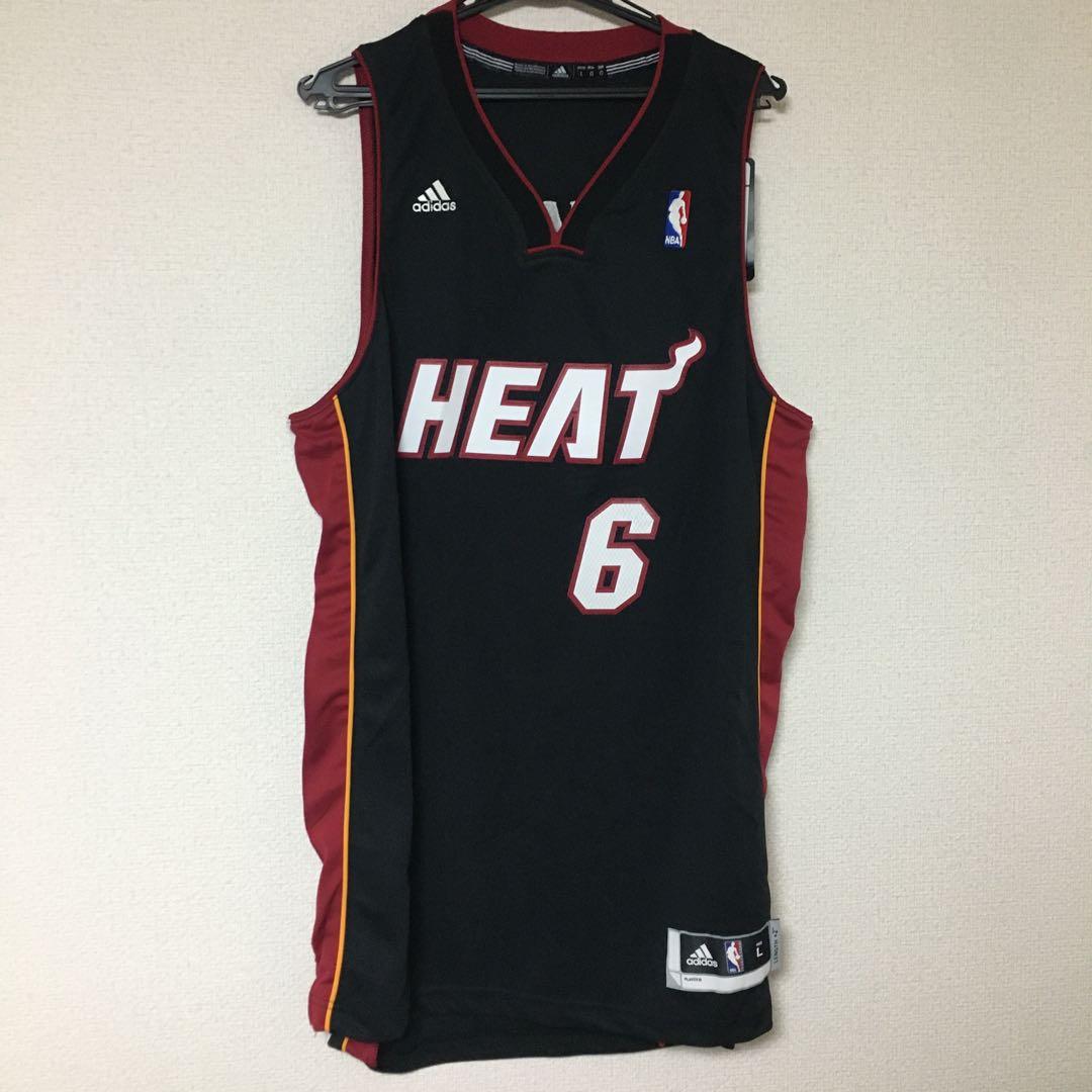 Adidas LEBRON JAMES HEAT ユニフォーム背番号6 Lサイズ