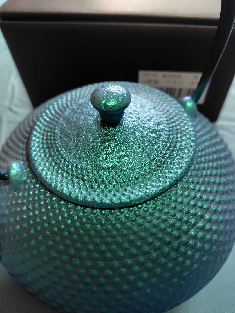 【未使用】南部鉄器工房及富OITOMI 鉄器急須小あられ