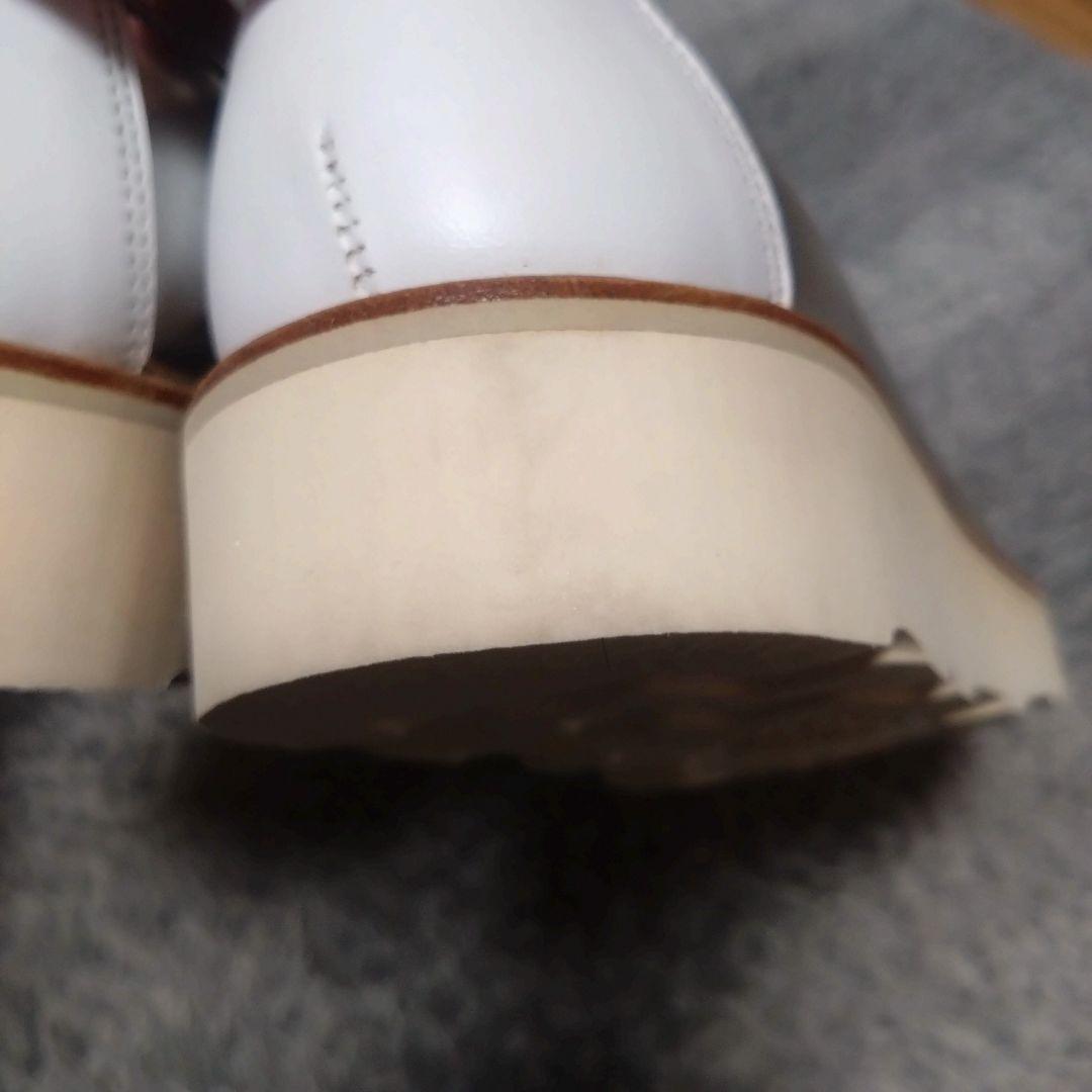 極美品 Palianco シルバー ホワイト ローファー サイズ38