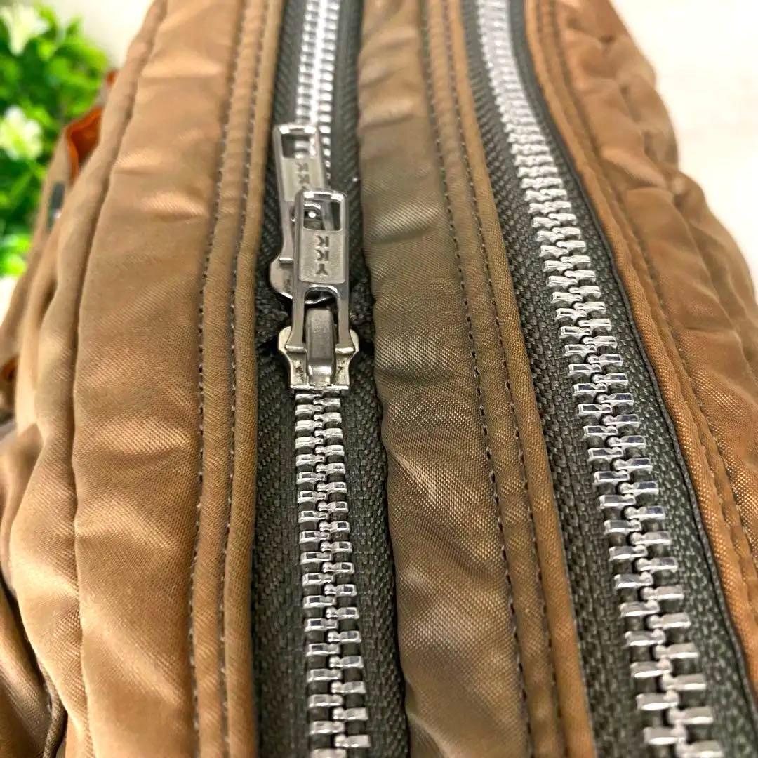 ロ*ン様 希少　ポーター　タンカー　ショルダーバッグ　2層　ピンクゴールド　PO