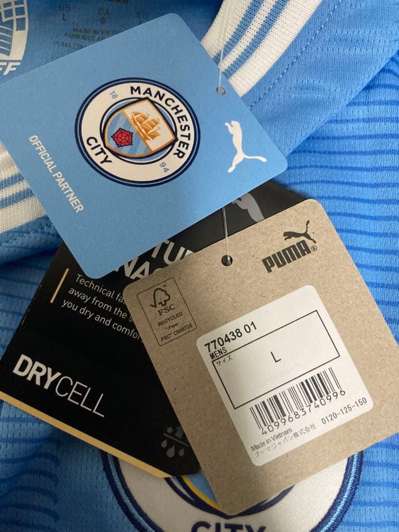 新品タグ付き マンチェスターシティ CL仕様 フォーデン ユニフォーム