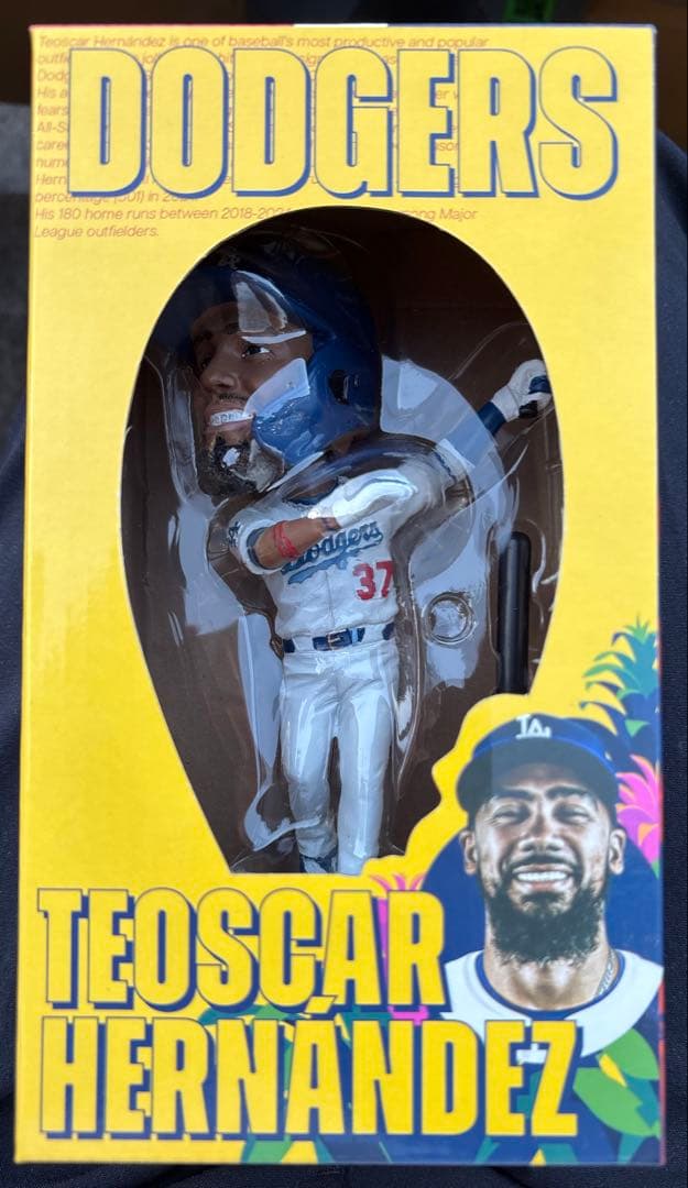 ドジャース｜ボブルヘッド｜#37 テオスカー・ヘルナンデス（Hernández）
