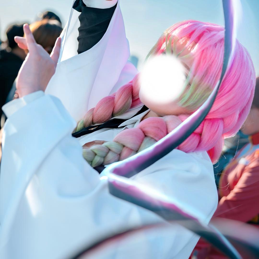 甘露寺蜜璃　ウィッグ　鬼滅の刃