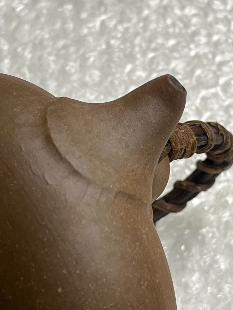 急須　朱泥　天竜峡焼　楽雅