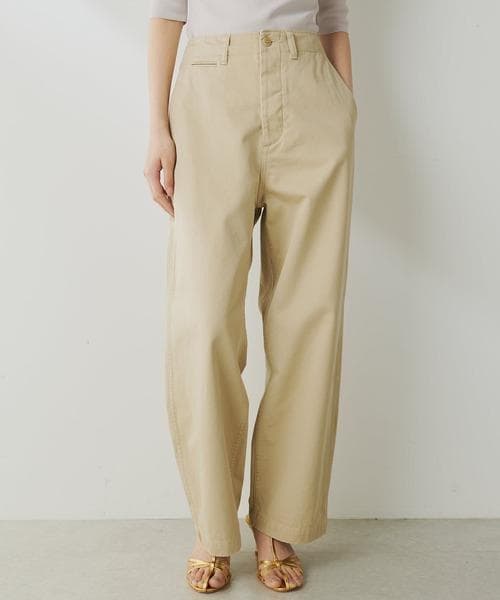 Whim Gazetteバイオ加工チノパンツ