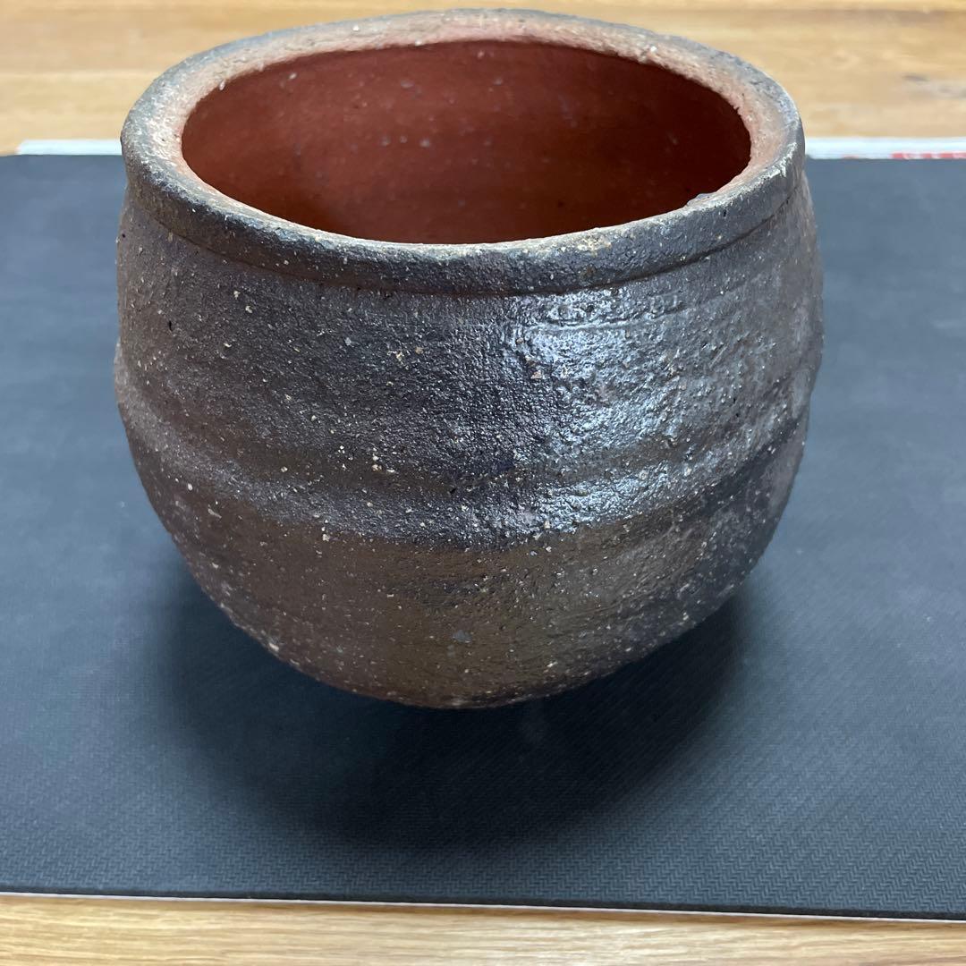 中川伊作　知花南蛮焼き　花いけ　水指