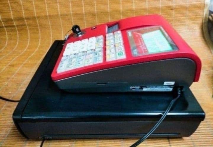 カシオレジスター　TE-400　フル設定無料　美品PC連携売上管理　400504