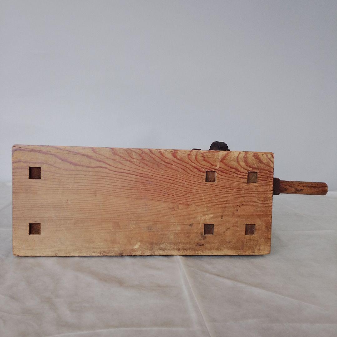 木製 座車(大枠用) アンティーク 木製機械装置 昭和 レトロ 骨董