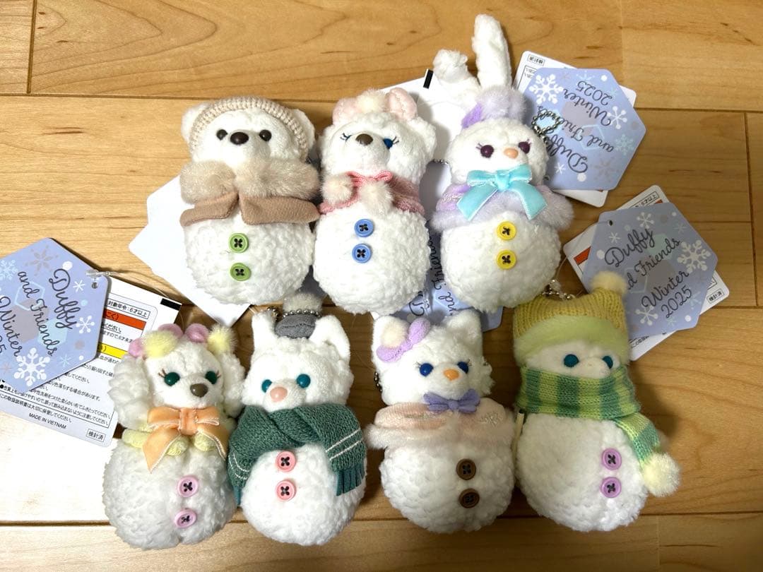 シークレット・オブ・スノーウィーデイ ぬいぐるみチャーム　コンプリート