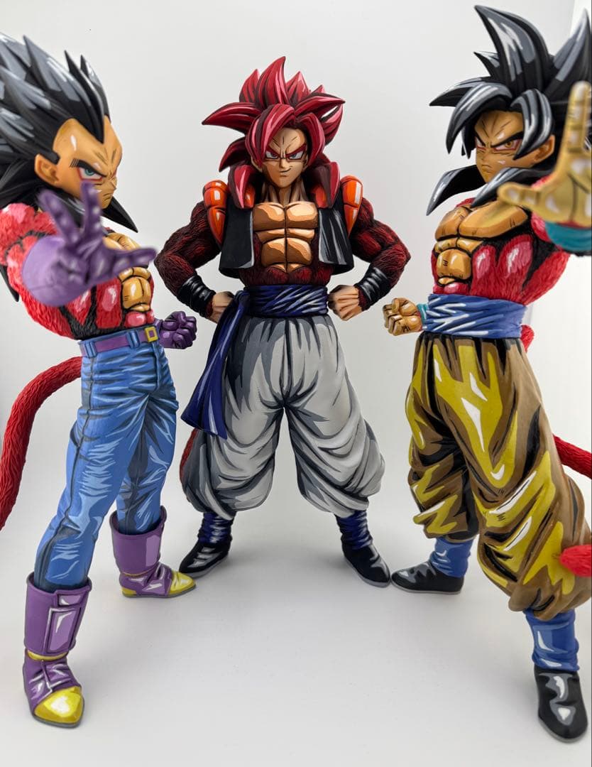 一番くじ　グレイテストサイヤン ゴジータ4 ベジータ4 孫悟空4 リペイント