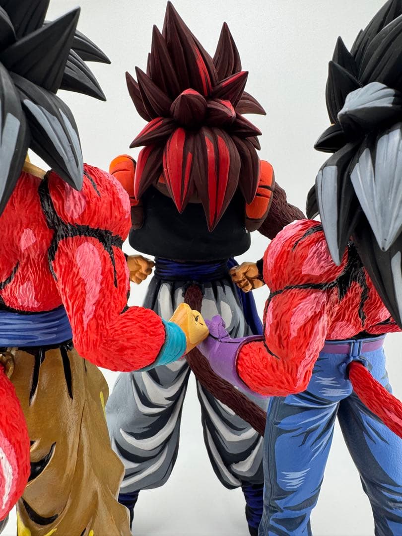 一番くじ　グレイテストサイヤン ゴジータ4 ベジータ4 孫悟空4 リペイント